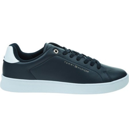 Sneakers basse COURT CUPSOLE LEATHER GOLD - Tommy Hilfiger