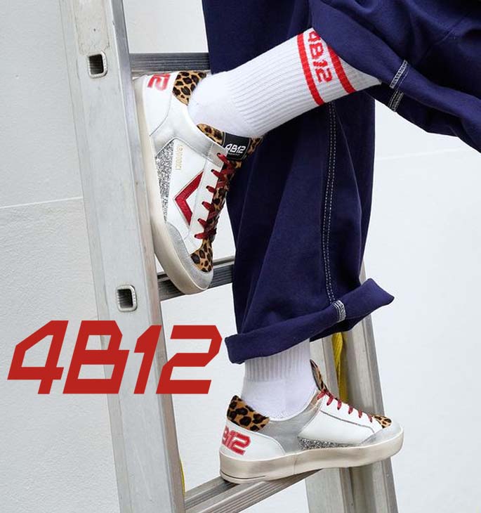 Scopri le nuove Sneakers 4B12 in stile retrò e dall'aspetto vintage